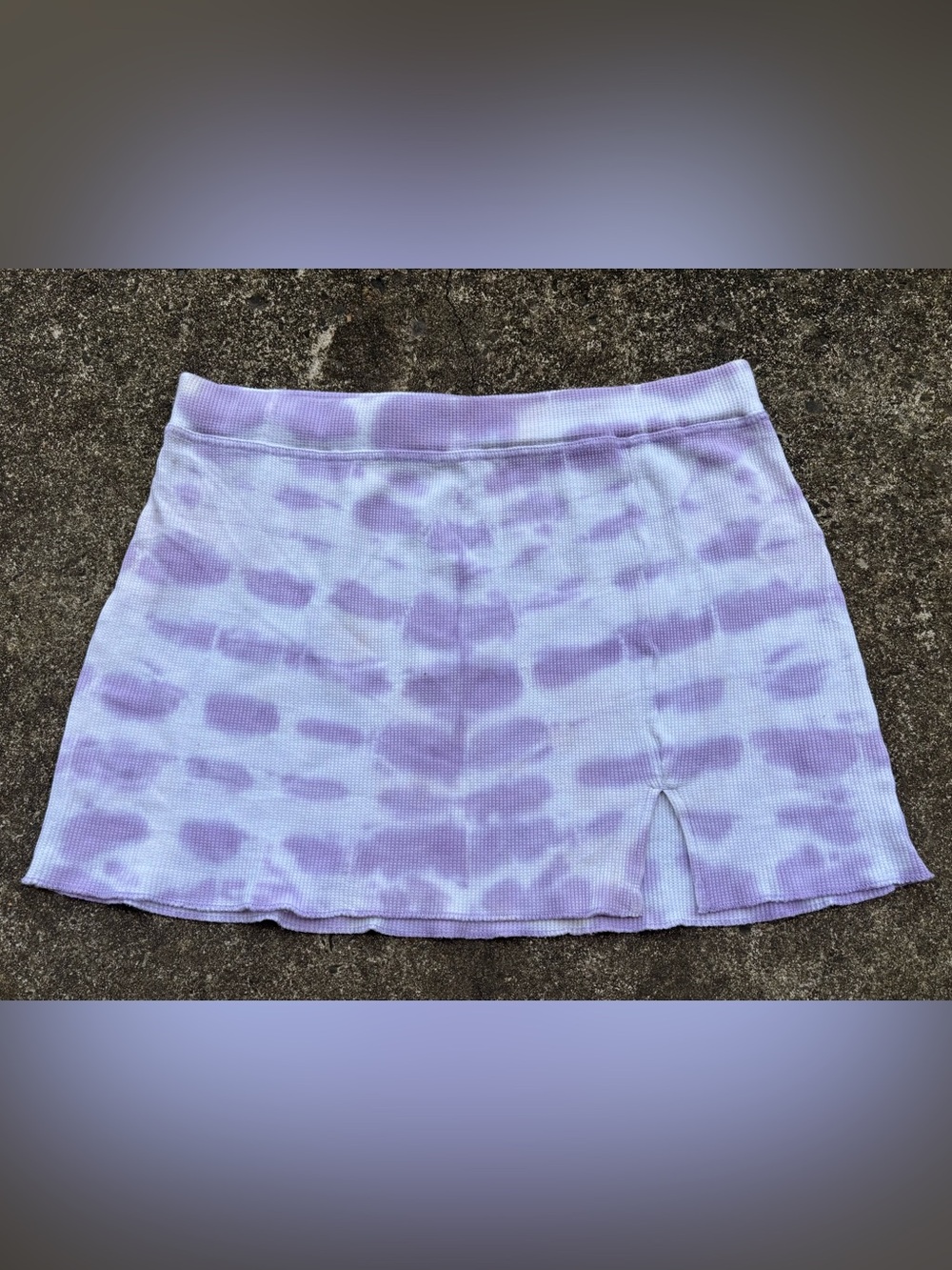 PacSun Lilac Tie-Dye Mini Skirt